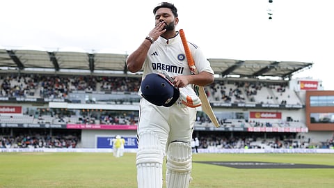 Rishabh Pant returns to the pavilion 