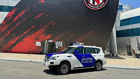 Abu Dhabi Police jeep
