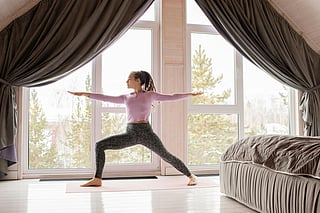 Woman Doing Yoga