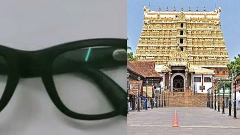 meta glass, Padmanabhaswamy Temple