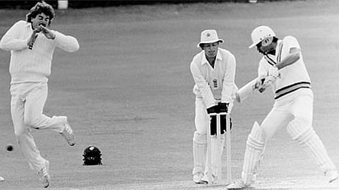 From the 1986 India-England Test match