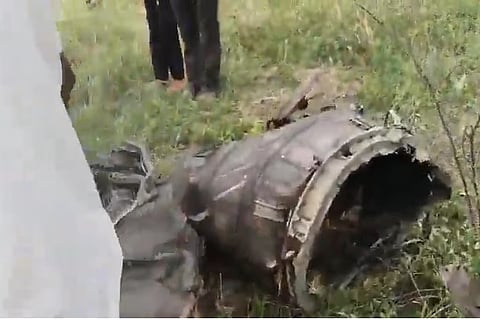 Indian Air force fighter jet crashed near Ratangarh Churu Rajasthan

