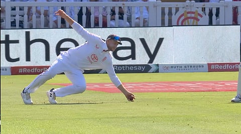 Joe Root catch 