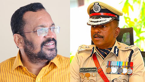 K Rajan, ADGP M R Ajith Kumar
