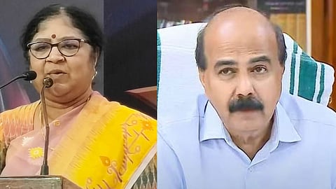 vice chancellor meets r bindu 