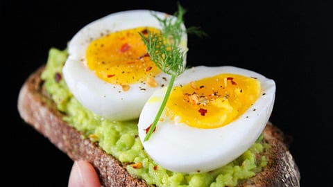 egg and avocado toast