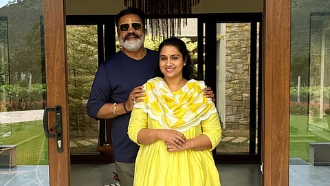 Suresh Gopi and  Radhika