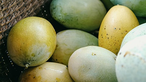 Mango in a basket