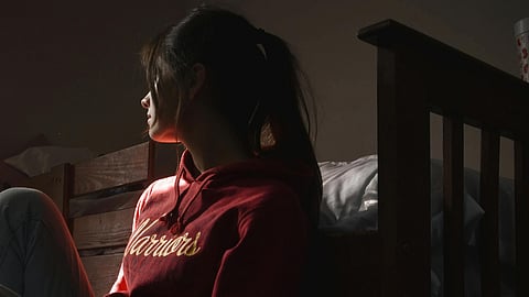 Woman sitting
