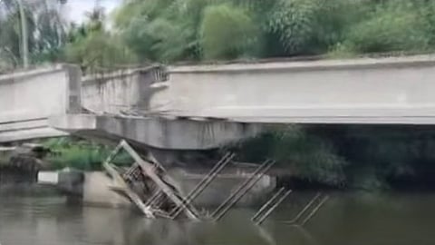 Bridge collapse