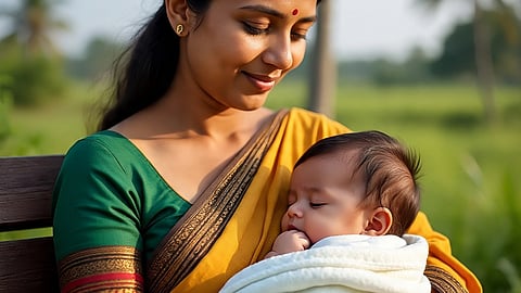 mother with child