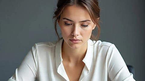 Woman working