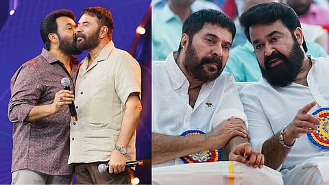 Mohanlal and Mammootty 