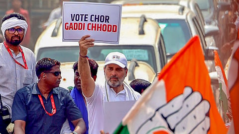 Rahul Gandhi vote adhikar yatra