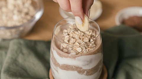 milkshake in glass