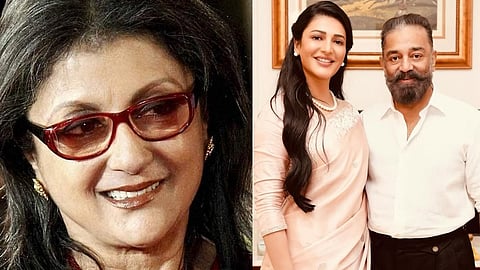 Aparan Sen, Kamal Haasan and Shruti Haasan 