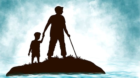 son and father