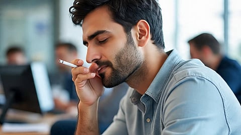 smoking in summer