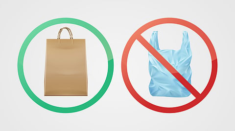 Abu Dhabi, plastic bags 