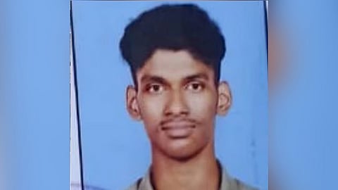 A student died from electrocution after climbing on a freight train in Kottayam

