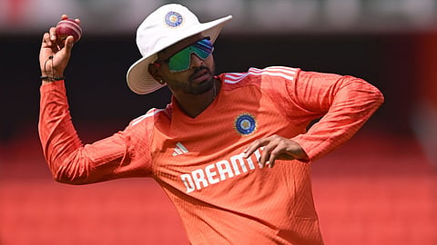 Shreyas Iyer in practice