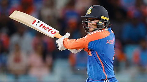 Abhishek Sharma batting