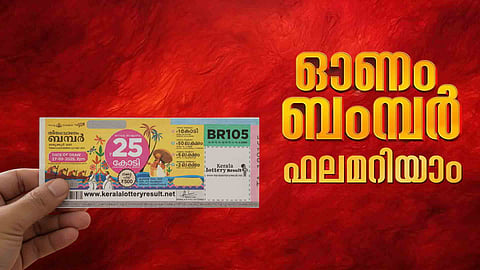 Thiruvonam Bumper lottery result announced