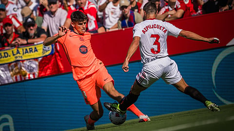 From the Barcelona-Sevilla match