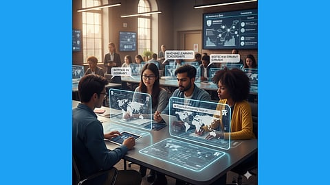 AI tools, international students 