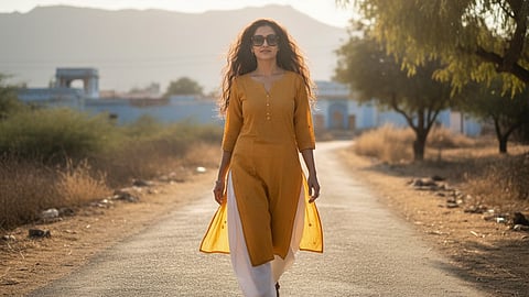 woman walking