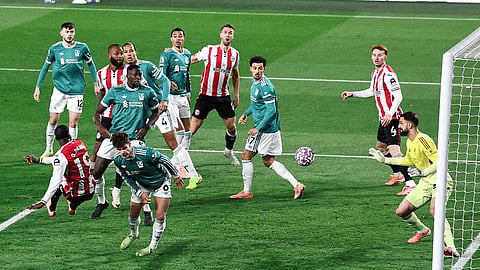 From the Brentford-Liverpool match