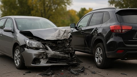Fake accident