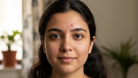 pimple in face