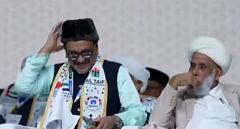 Sadiqali Shihab thangal and  Jifri Muthukoya Thangal