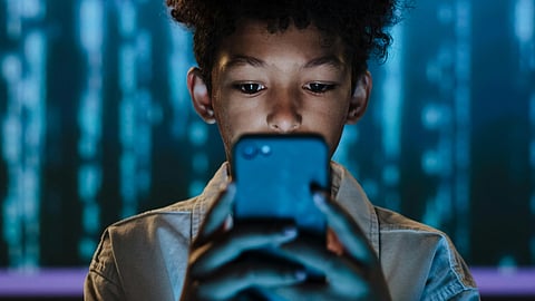 Child Using Mobile