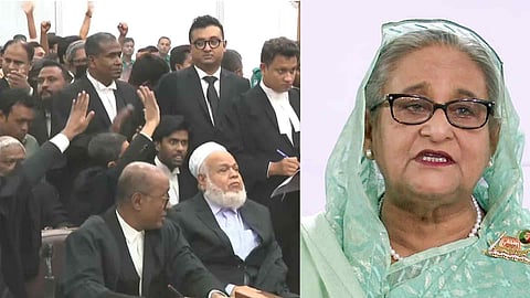 Moment court announces death penalty for former PM Sheikh Hasina
