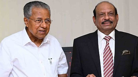 MA Yusuf Ali and Pinarayi vijayan 