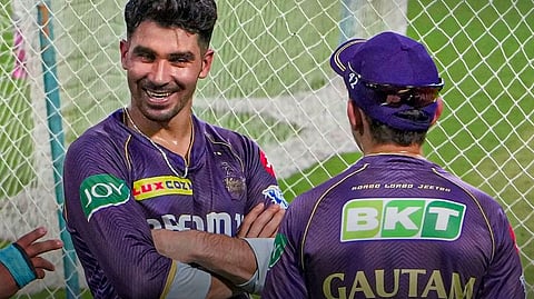 Rahmanullah Gurbaz, Gautam Gambhir  in kkr