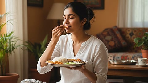 how to chew food