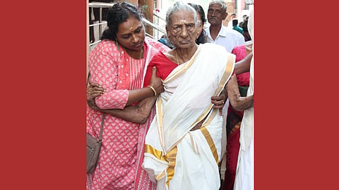  Janaki votes at the age of 111