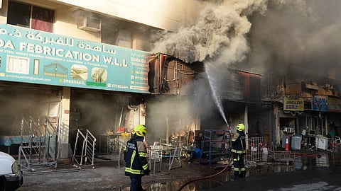 Bahrain fire forces