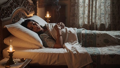 Woman sleeping