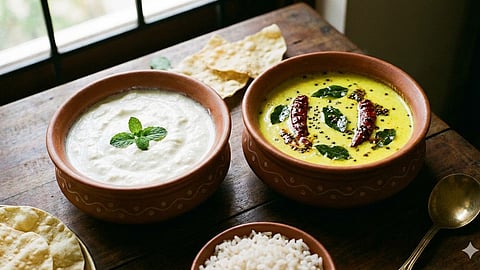 Curd and Moru curry