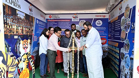 THE New Indian Express stall  in  Kerala School Arts Festival
