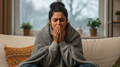 woman cold