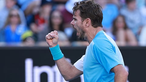 Stan Wawrinka in australian open 