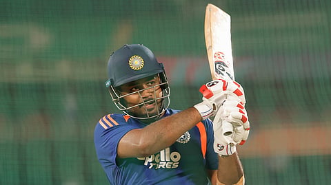 sanju batting practice