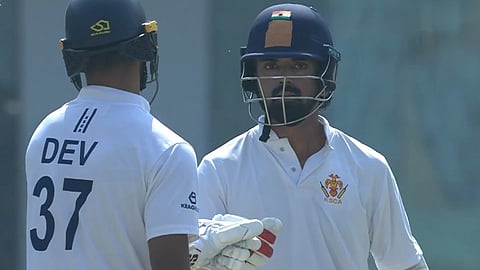 Ranji Trophy  KL Rahul Devdutt Padikkal hit hundreds