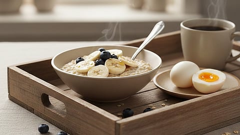 Oats and eggs