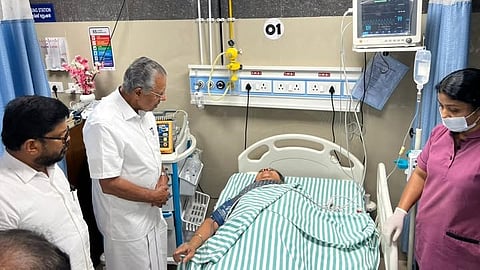 Health Min Veena George injured in KSU protest